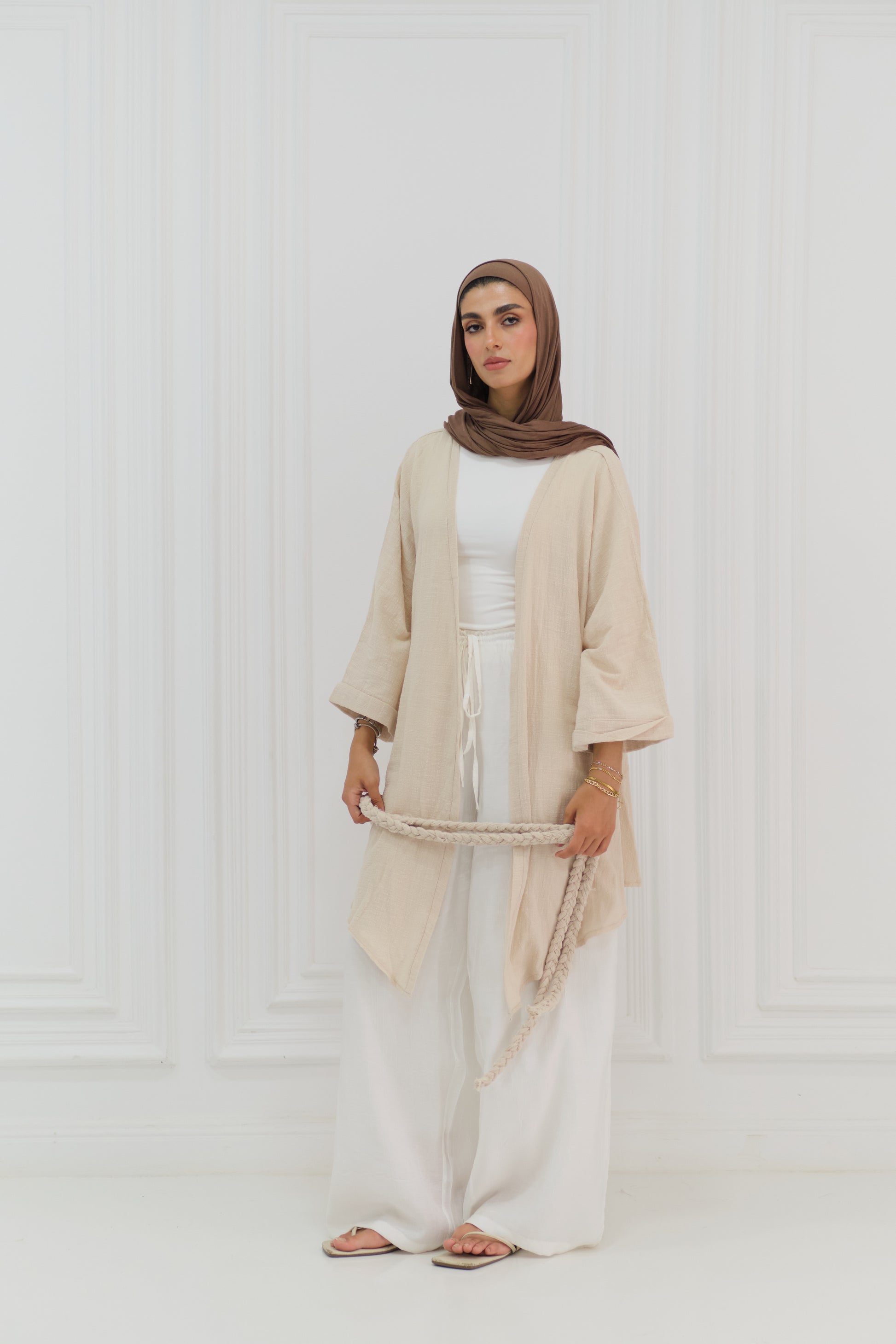 Wrap Kimono-beige