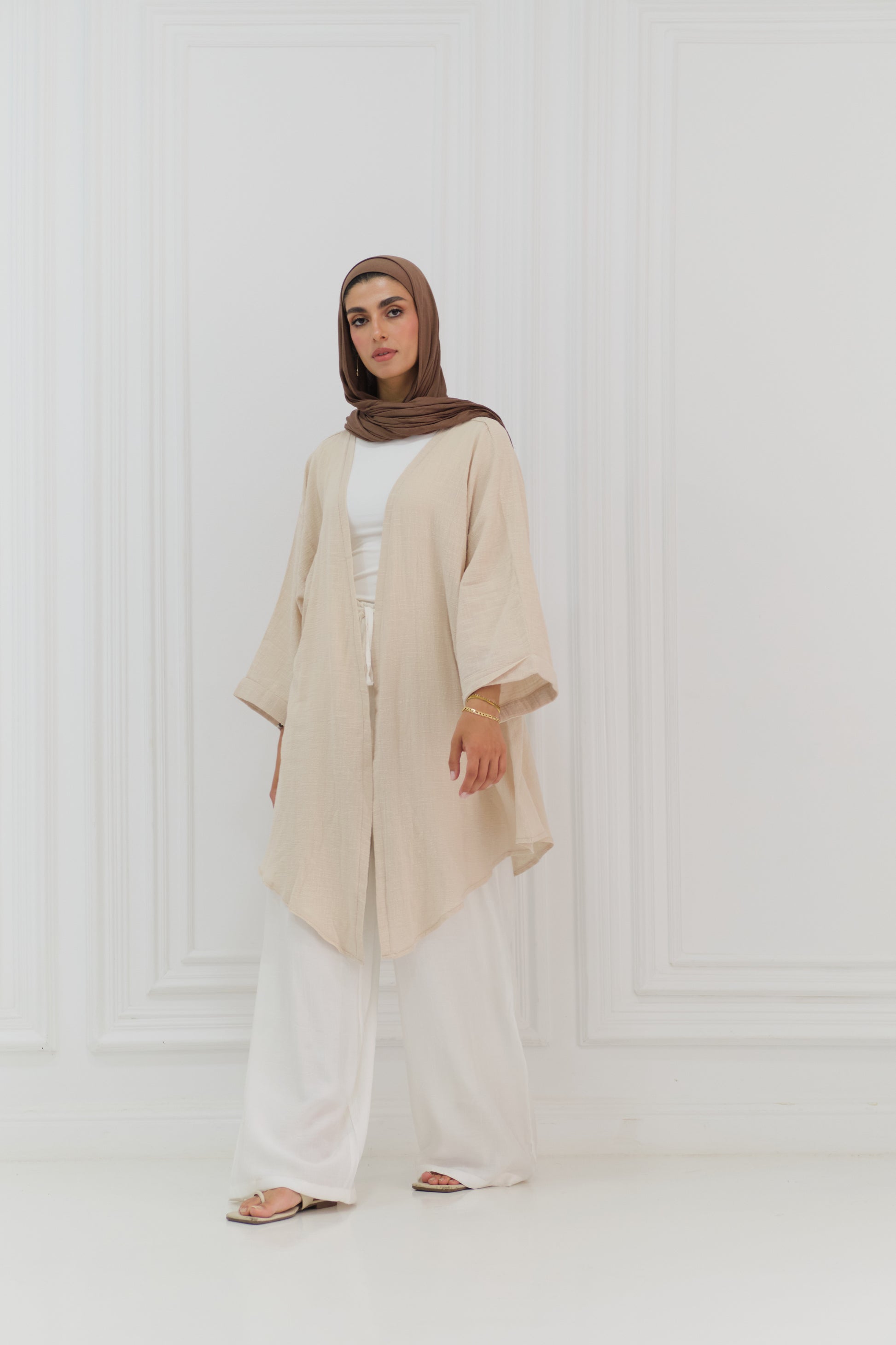 Wrap Kimono-beige