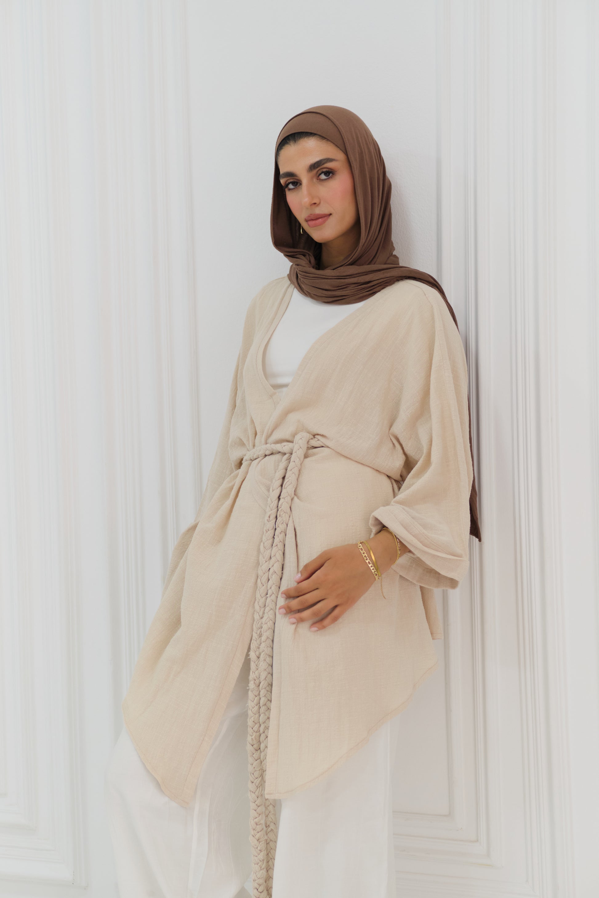 Wrap Kimono-beige