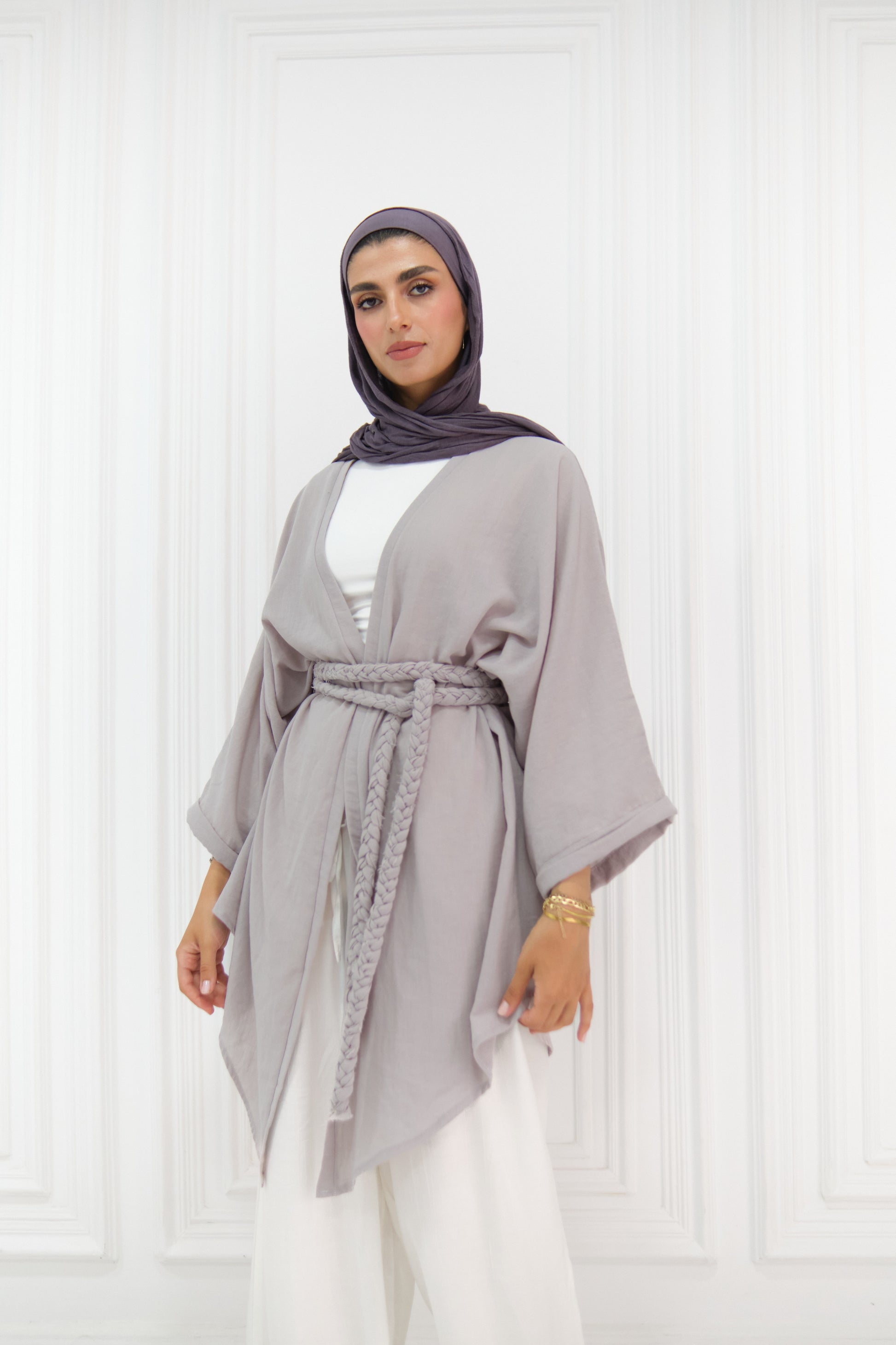 Wrap Kimono-gray