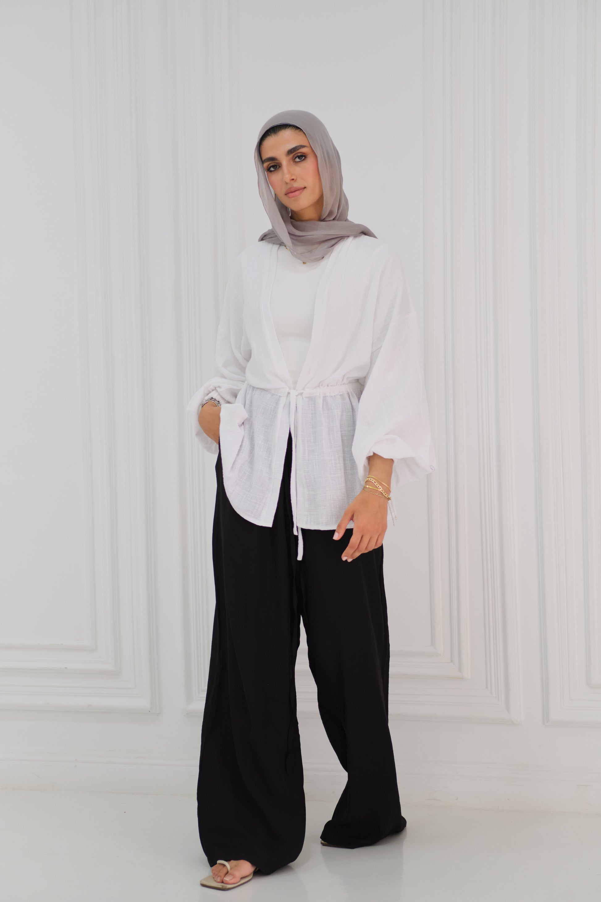 Daylight Cardigan-white