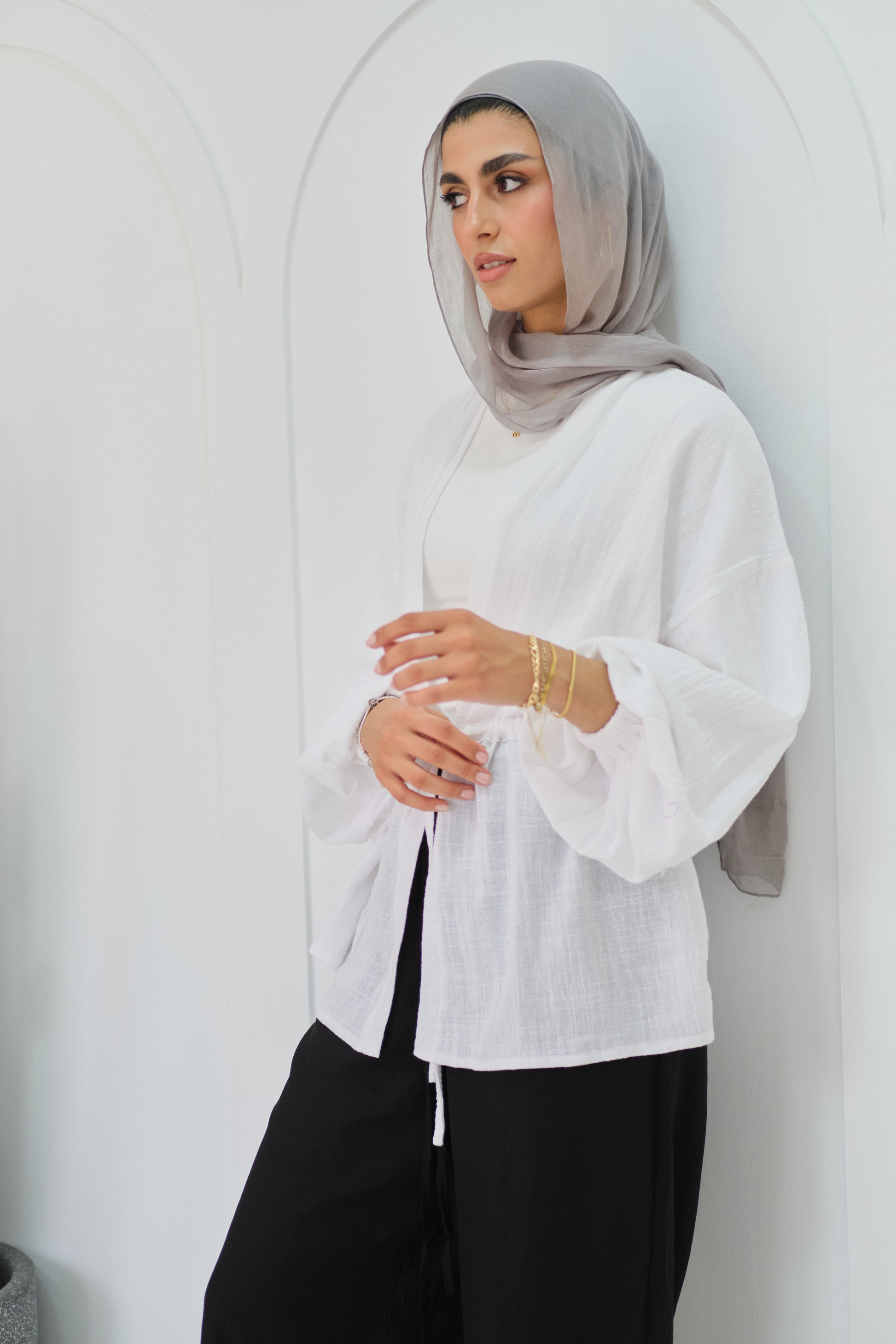 Daylight Cardigan-white
