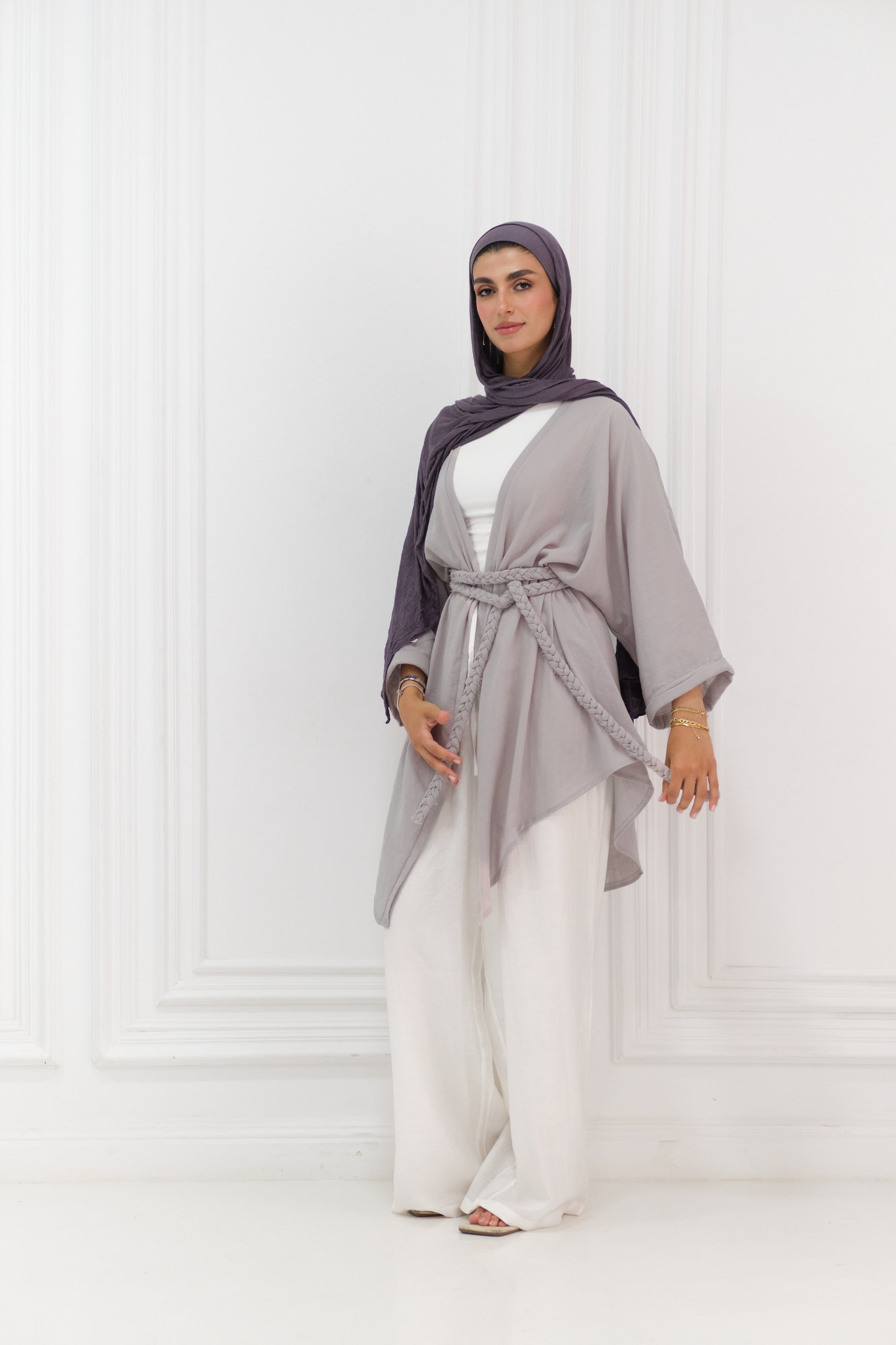 Wrap Kimono-gray