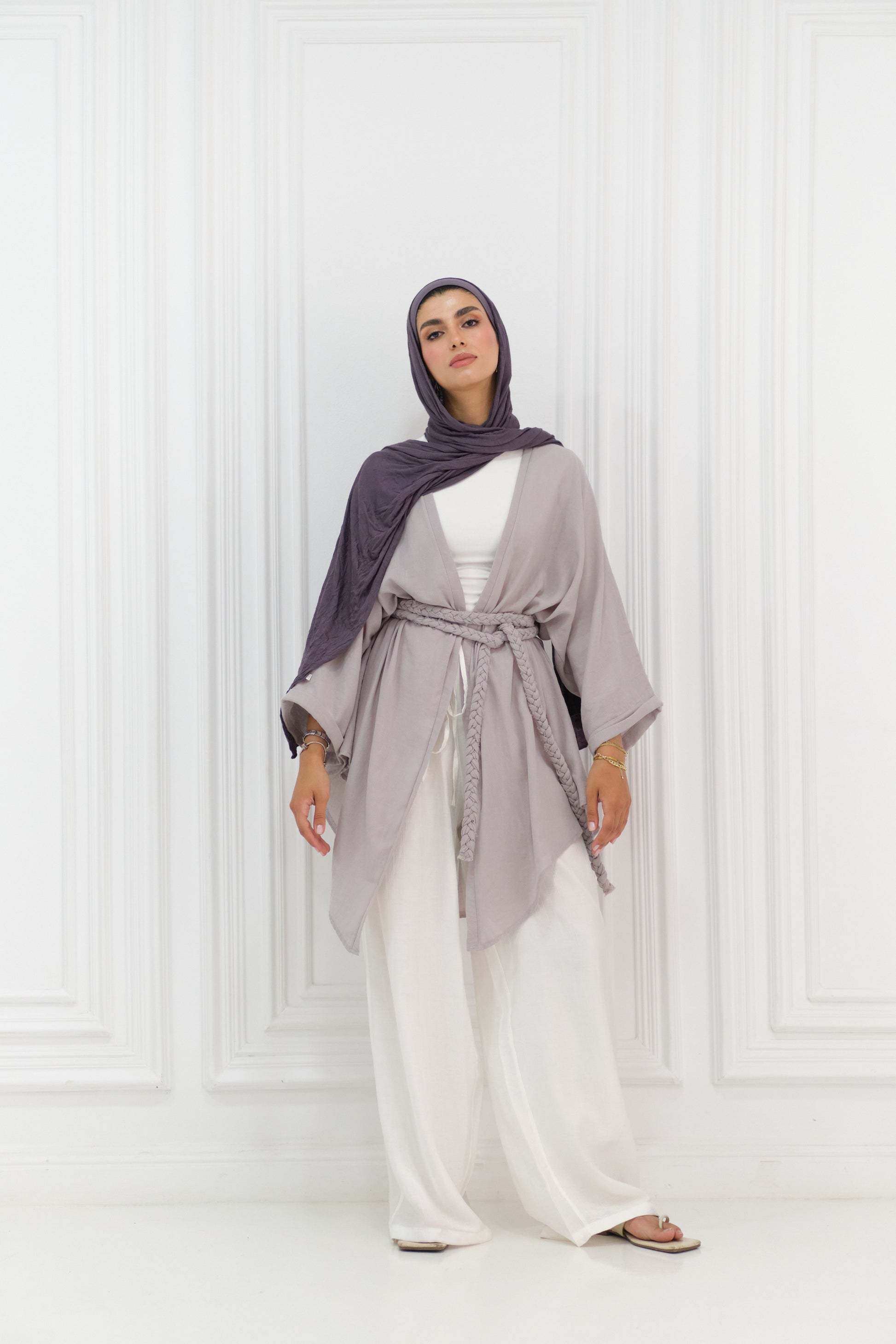 Wrap Kimono-gray