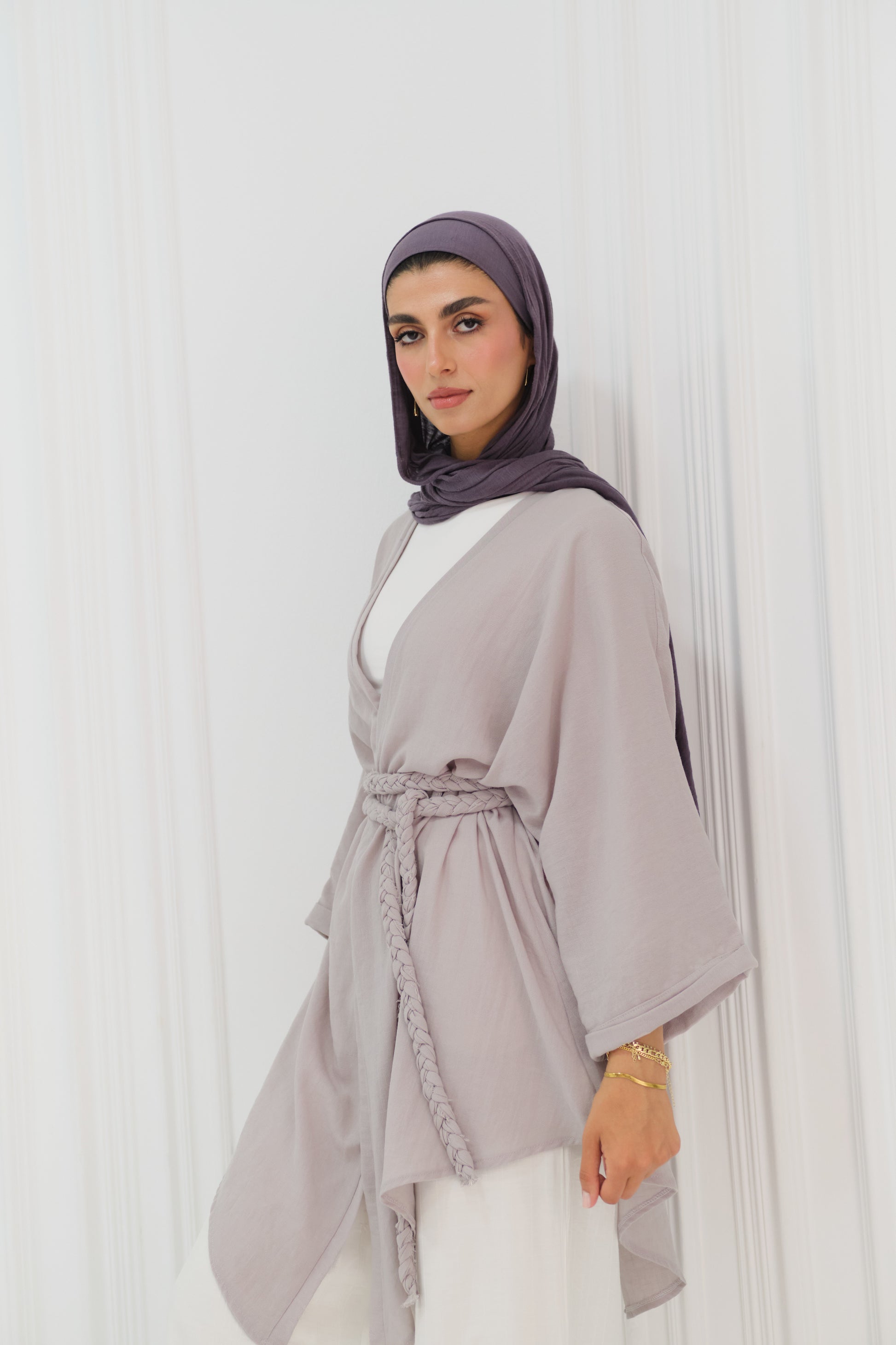 Wrap Kimono-gray