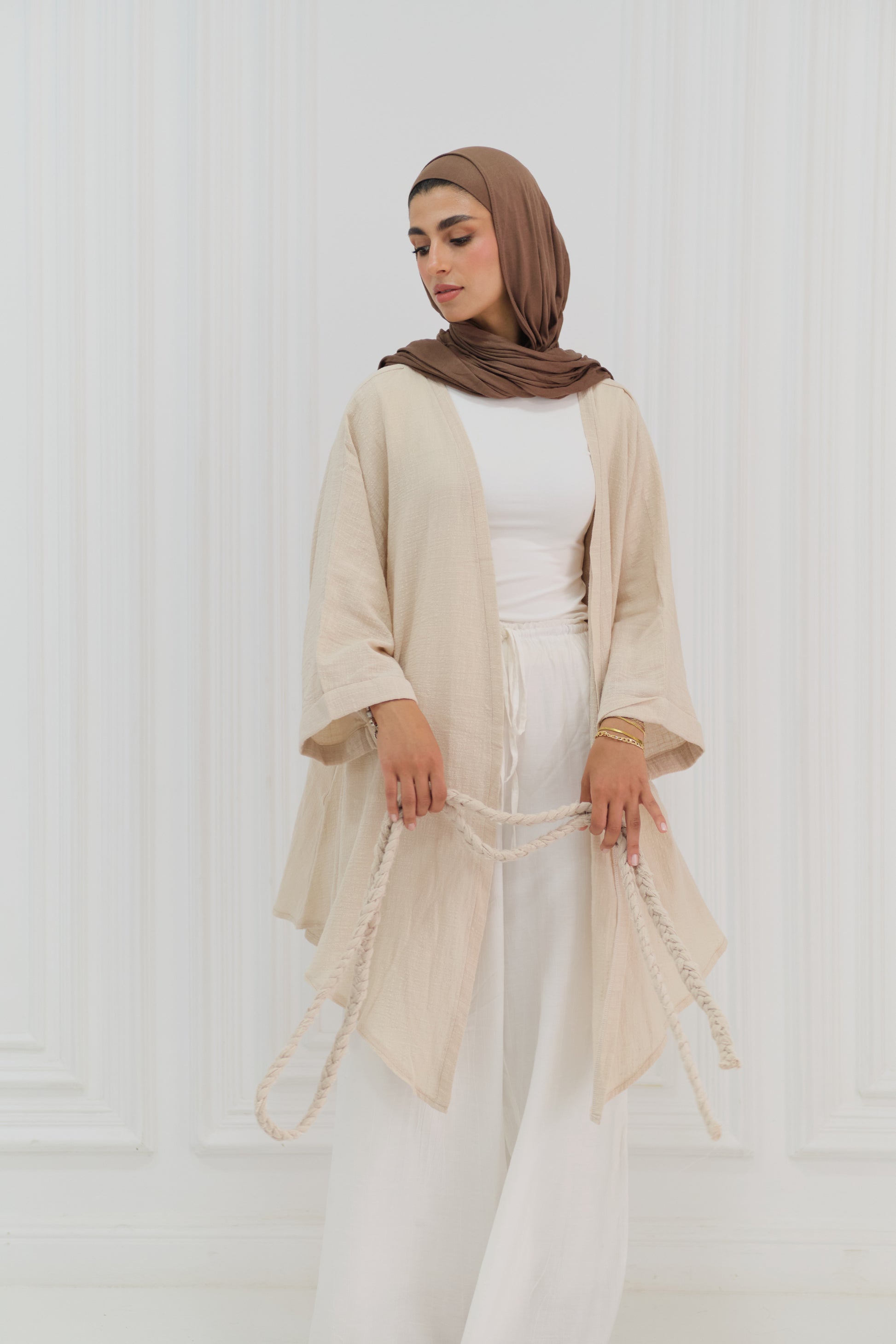 Wrap Kimono-beige