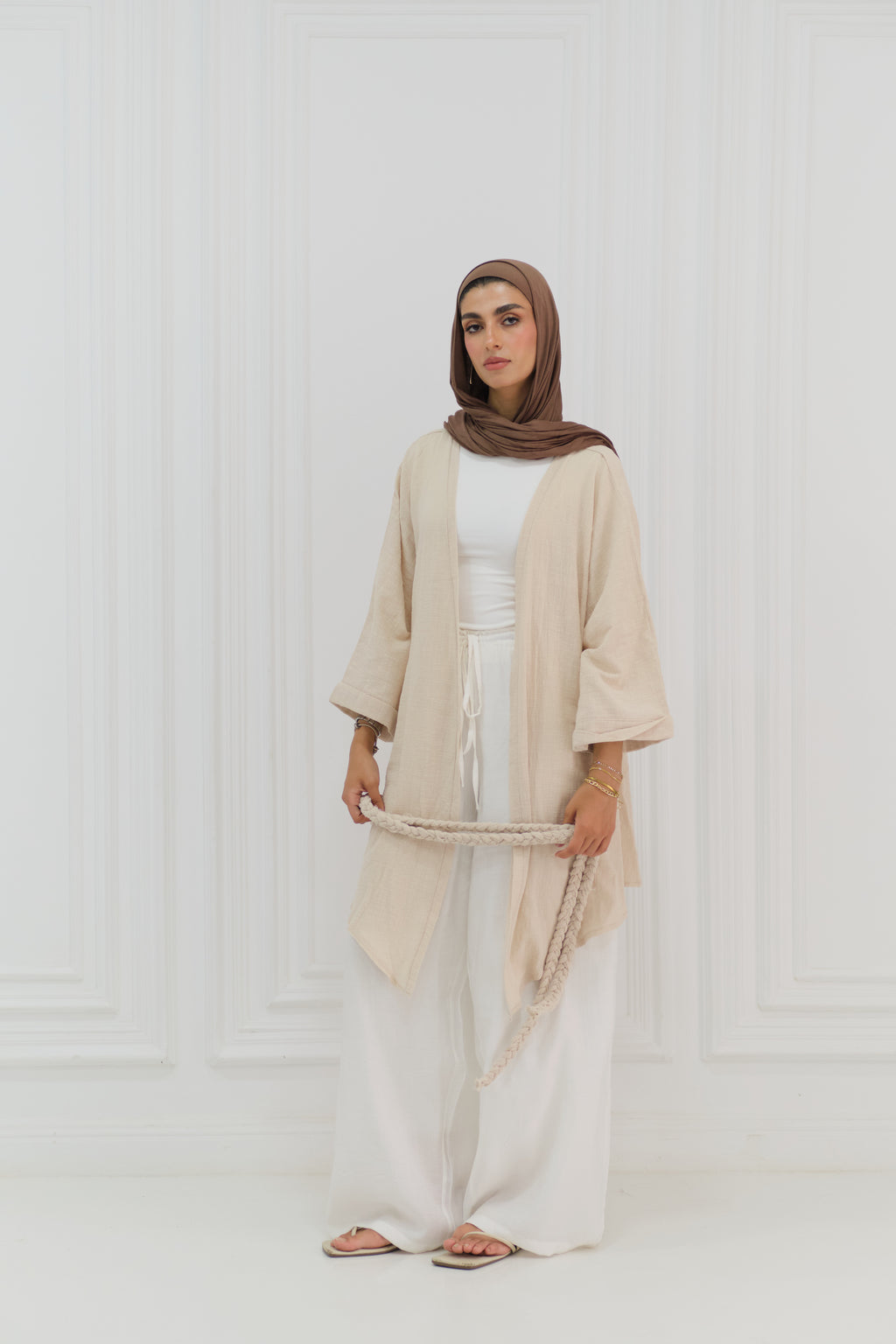 Wrap Kimono-beige