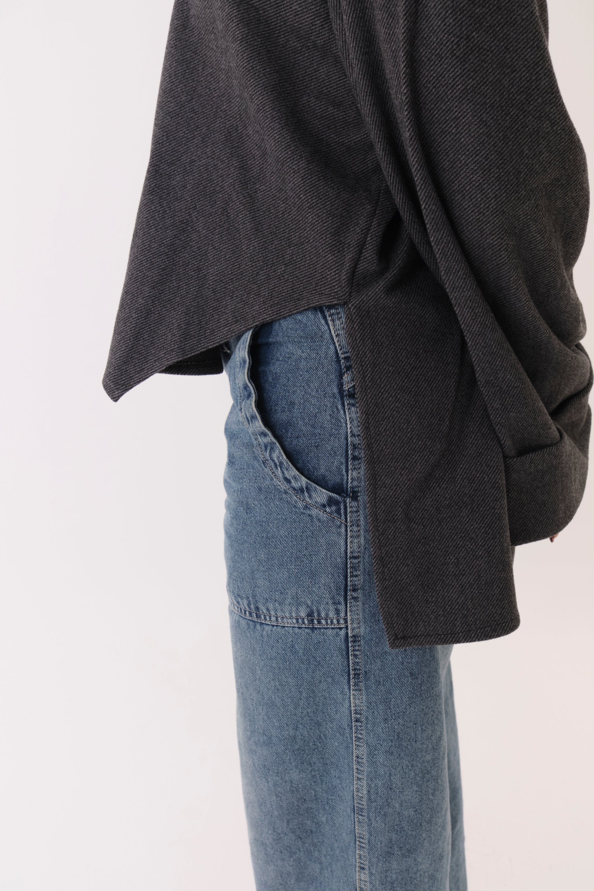 Wool top Gray