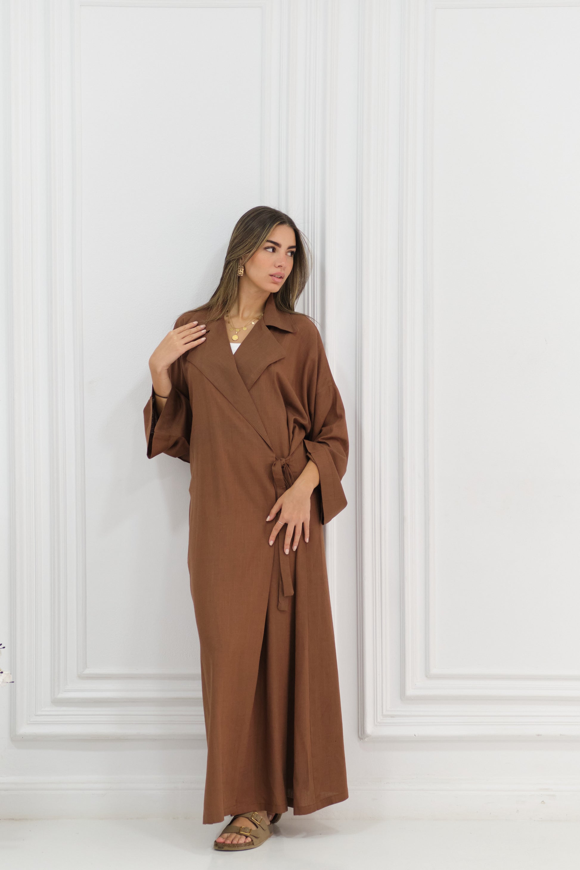 Aura Dress - Brown