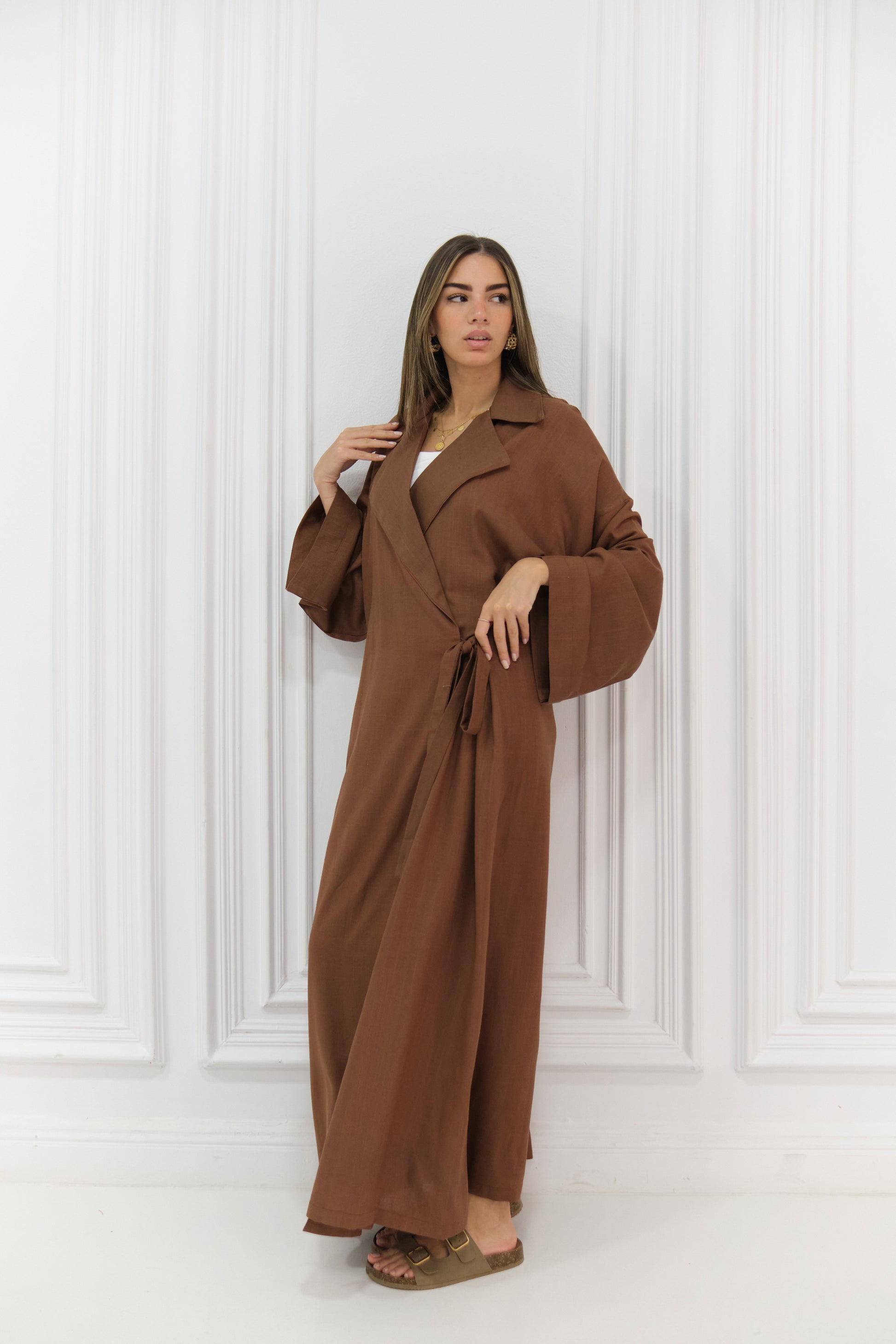 Aura Dress - Brown