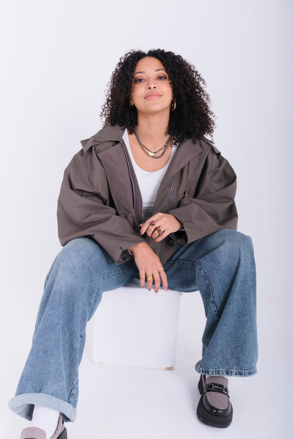 Grace Jacket-Gray