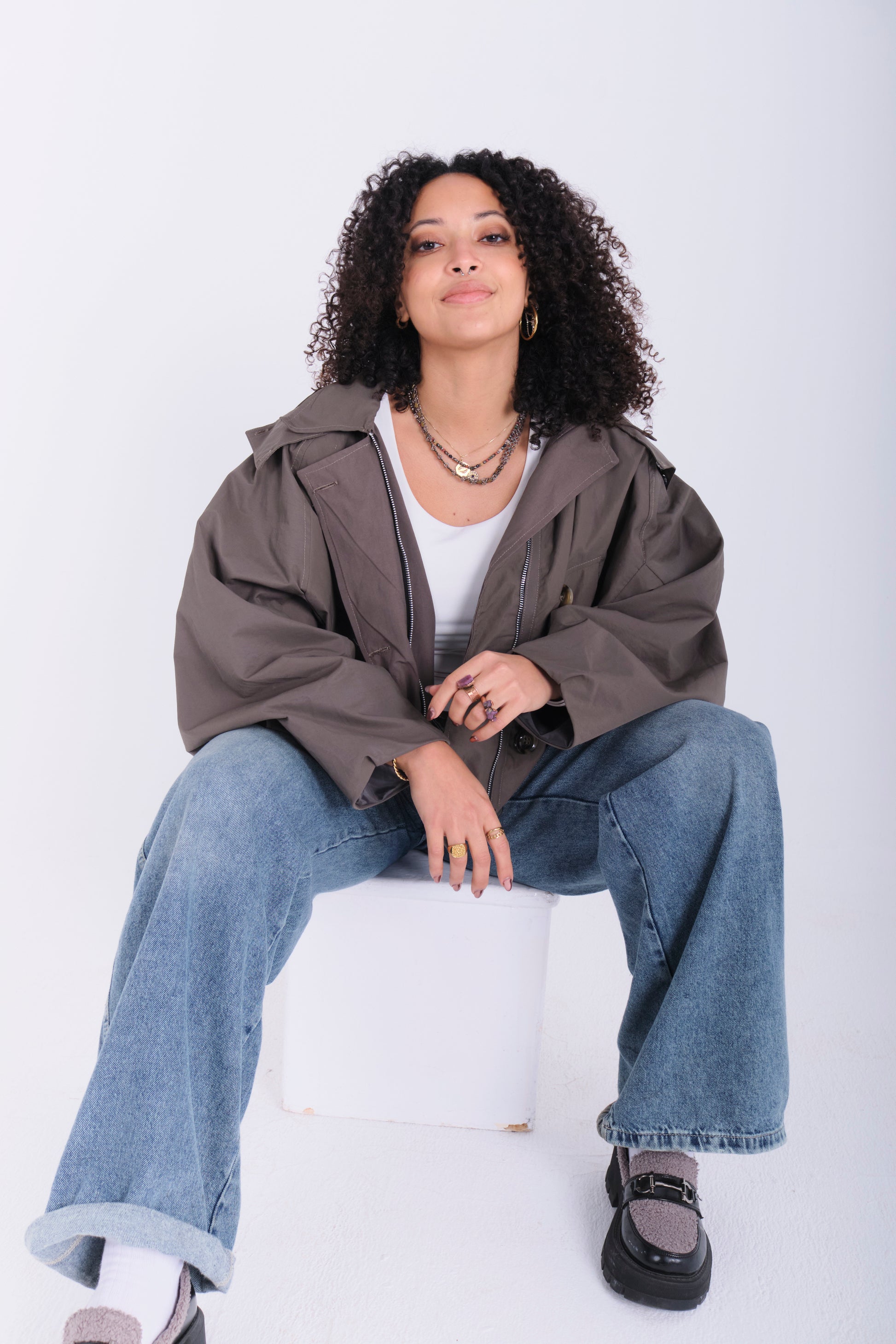 Grace Jacket-Gray