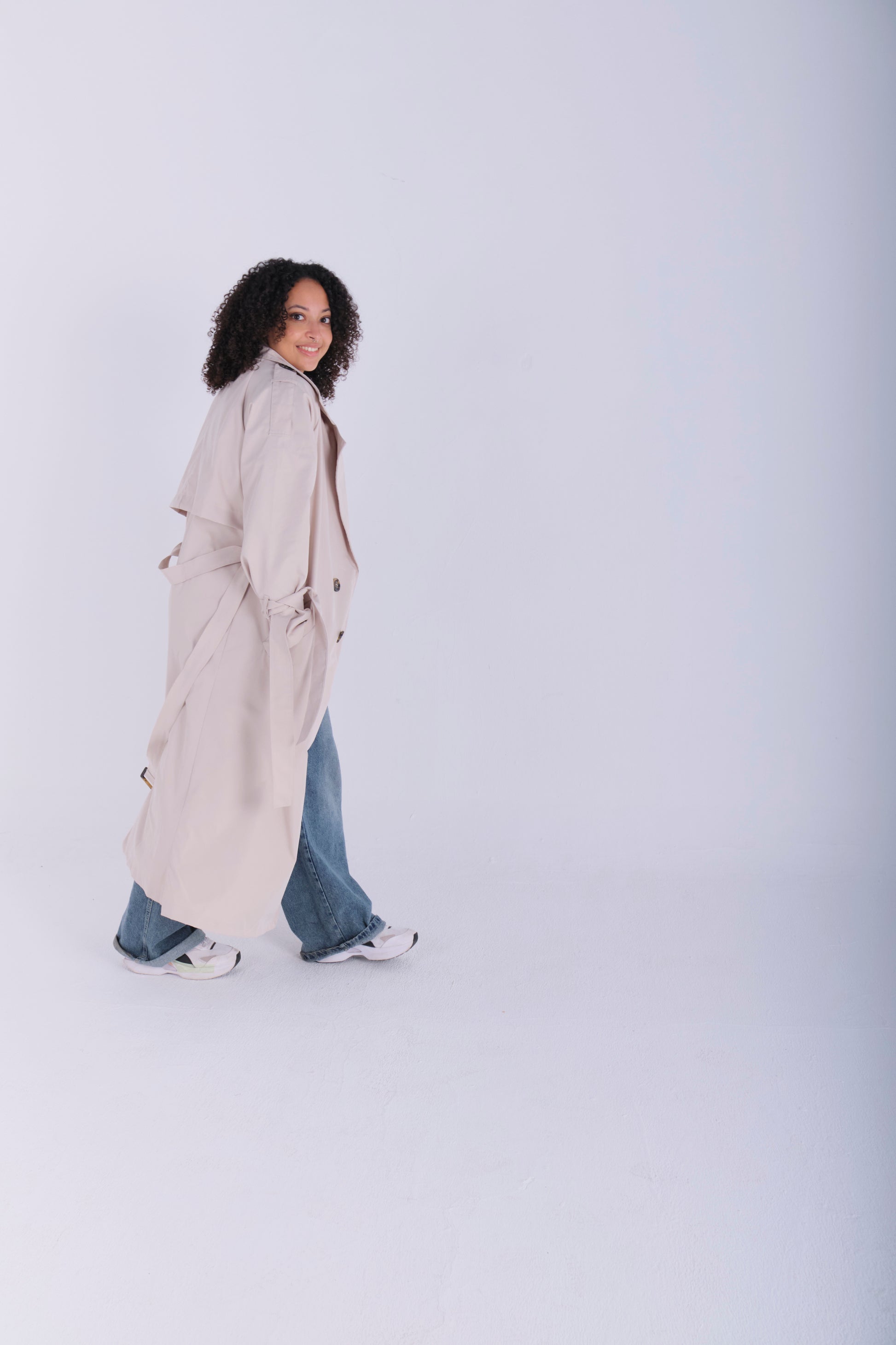 Trench Coat-Gray