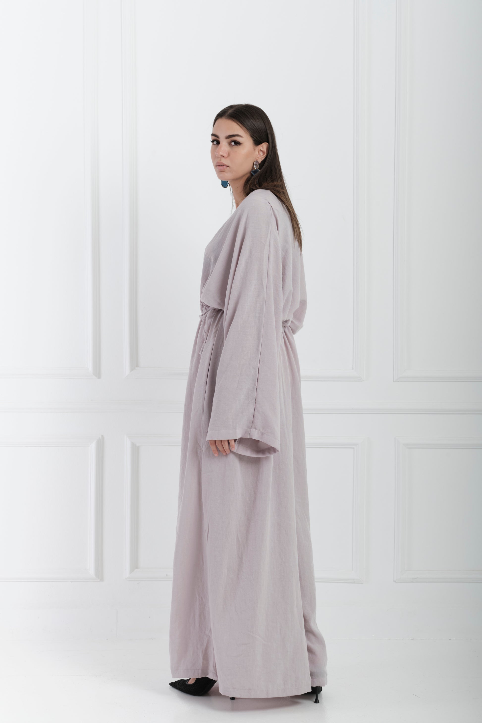 Linen grey jumpsuit